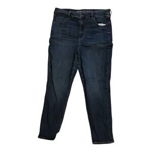 American Eagle Highest Rise Jegging Crop Jeans Blue 16 Short